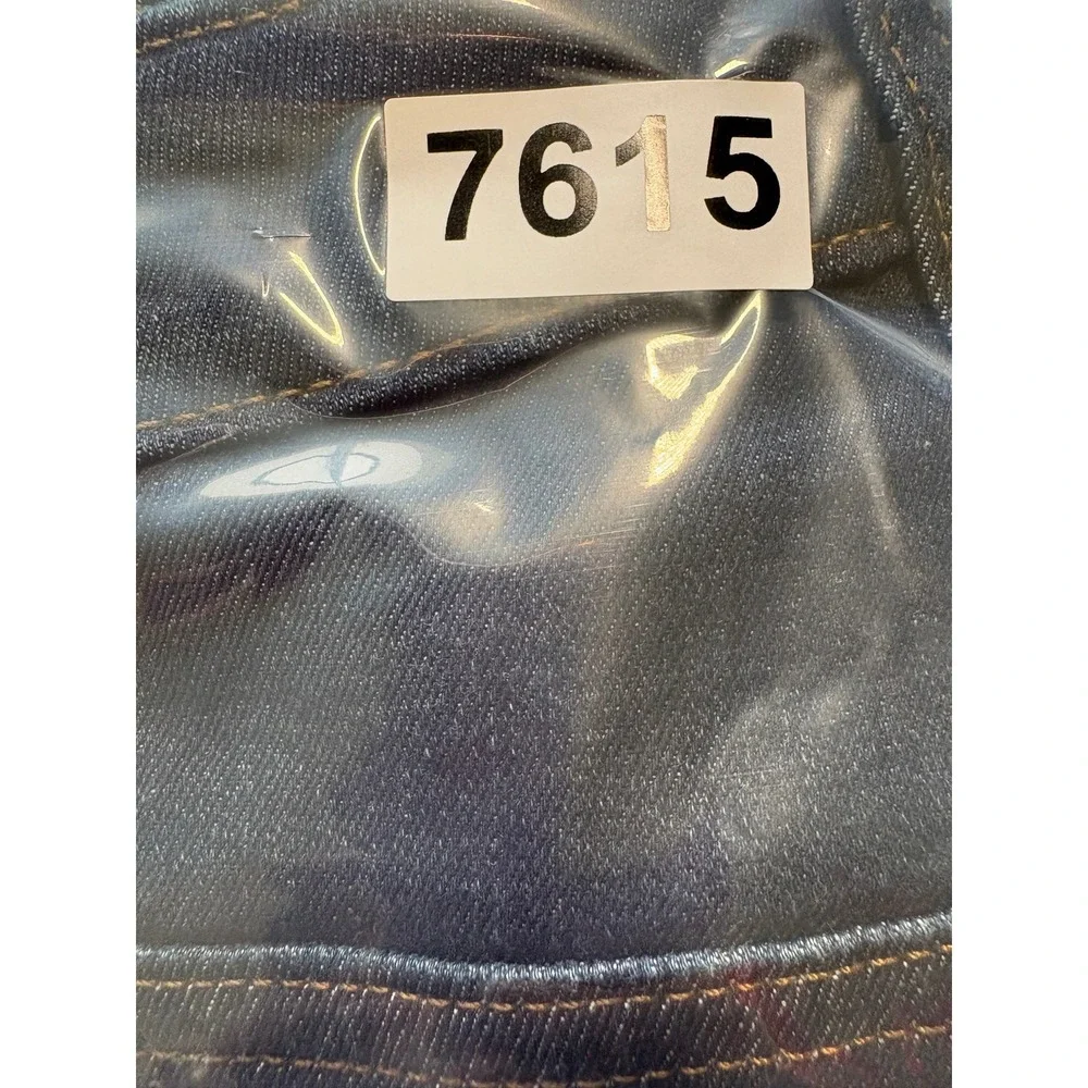 Express Jeans Mens 31x30 Blue Denim Whiskering Hyper Stretch Slim Straight Leg
